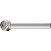PFERD 22420536 Fr?sestift HSS Kugle 12 mm L?ngde 51 mm M?l, ? 12 mm Arbejdsl?ngde 10 mm Skaftdiameter 6 mm 1 stk.