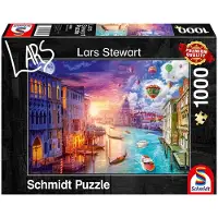 Schmidt Spiele Venedig, Night and Day, 1000 Stück(e), Stadt