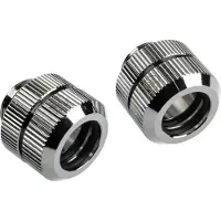 Bitspower Touchaqua Link Adapter Female G1/4 Zoll AG auf Link Tube verstellbar 16-22mm - 2er-Pack, s