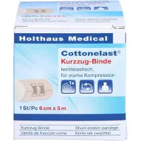 Holthaus Medical Kurzzugbinde Cottonelast 6 cmx5 m 1 St Binden