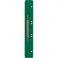 Schäfer Shop Heftstreifen, Polypropylen, dunkelgrün, DIN A4, Metall-Deckleiste