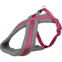 Trixie Premium Touren Geschirr gepolstert S-M: 40-60 cm/20 mm orchidee