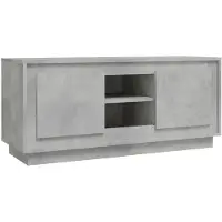 vidaXL TV-Schrank Betongrau 102x35x45 cm Holzwerkstoff