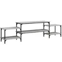 vidaXL TV-Schrank Grau Sonoma 197x35x52 cm Holzwerkstoff