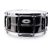Pearl Sensitone Heritage 14" x 65"-Messing-Snaredrum Black Chrome
