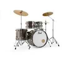 Pearl Roadshow 6-teiliges Drumset mit Sabian-Becken Bronze Metallic