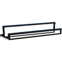 Adam hall 19"-Frontabdeckung mit Plexiglaseinsatz 2 HE