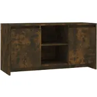 vidaXL TV-Schrank Räuchereiche 102x37,5x52,5 cm Holzwerkstoff