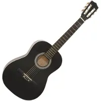 Dimavery AC-303 Klassikgitarre 3/4, schwarz