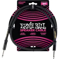 Ernie Ball P06071 3ft Straight-Straight Lautsprecherkabel schwarz