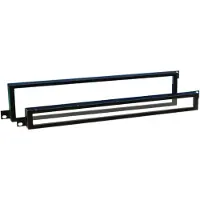 Adam hall 19"-Frontabdeckung mit Plexiglaseinsatz 1 HE