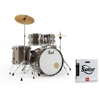 Pearl Roadshow Fünfteiliges USA-Fusion-Drumset mit Sabian-Becken Bronze