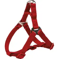 Trixie Premium One Touch Geschirr - rot - 65–80 cm/25 mm