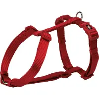 Trixie Premium H-Geschirr - rot - 85–130 cm/38 mm