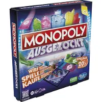 Hasbro Monopoly Ausgezockt Brettspiel, Familien-Spiel 2–4 Spieler, ca. 20 Min.