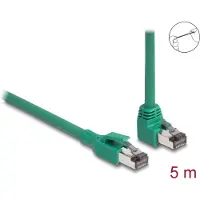 DeLOCK RJ45 Netzwerkkabel PROFINET SF/UTP 90° gewinkelt 5 m grün, 5 m, Cat6, SF/UTP (S-FTP), RJ-45, RJ-45, Grün