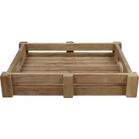 HSM Collection | Serviertablett Chenoa Teakholz naturel Holz 40x30x7 cm | NADUVI