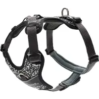 Hunter Geschirr Divo Reflect Schwarz/Grau XS