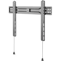 Hagor BL Superslim 600 - Befestigungskit (feste Wandhalterung) - für LCD-Display - Schwarz - Bildschirmgröße: 140-191 cm (55"-75")