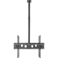 Hagor HA DH Duo L - Befestigungskit (Klammer) - Back-to-Back - für 2 LCD-/Plasma-Konsolen - Schwarz - Bildschirmgröße: 140-191 cm (55"-75")