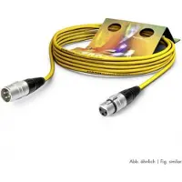 Sommer cable SGHN-0600-GE XLR Tilslutningskabel [1x XLR-b?sning 3-polet - 1x XLR-stik 3-polet] 6.00 m Gul