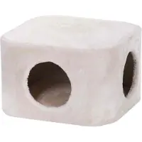 Nobby Starsystem Höhle Eckig "De Luxe" warm grau 48 x 48 x 30,5 cm
