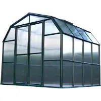 RION Kunststoff Gewächshaus "Grand Gardener 44", 264 x 267 cm grün 7,05 m² ohne Fundament