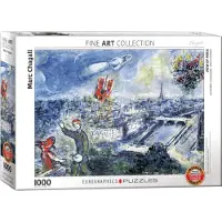 Eurographics Puzzle Kunst Le Bouquet de Paris Marc Chagall 1000 Teile