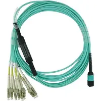 BlueOptics NVIDIA MC6709309-010 kompatibles MPO-4xLC Multimode OM3 Patchkabel 10 - Multimod