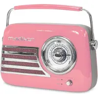 Madison Sound FREESOUND-VR40P, Tragbar, Analog, FM, 85,7 - 108 MHz, 30 W, Pink