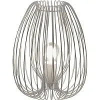 FABAS LUCE Tischleuchte Camp E27 Ø250mm Weiß