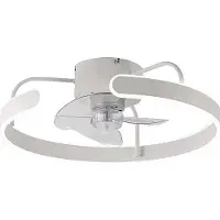FABAS LUCE 371065102LEDVentilatorleuchte Savoy 40W weiss