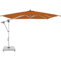 Doppler , Sonnenschirm / Ampelschirm "Expert 300 x 300", terracotta, 300 x 300 cm