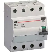AEG FI-Schutzschalter A 4p 400V 63A 0,03A 4TE REG