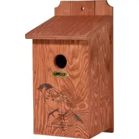 Dobar Nistkasten dobar mit Motiv Haussperling 17 x 18 x 35 cm
