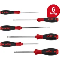 Wiha Schraubendrehersatz 302 ZK6 SO 6-tlg.Schlitz/PZD Mehrkomponentengriffen