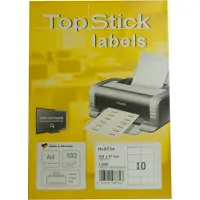 Topstick TOP STICK Universal-Etiketten, 105 x 57 mm, weiá