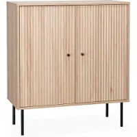 Sweeek - Sideboard mit 2 Türen + 1 Einlegeboden - Natur