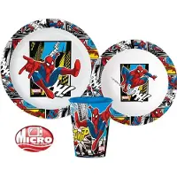 Stor Kindergeschirr Set mit Motiv (5tlg) Schüssel, Teller, Besteck & Becher
