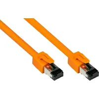 Alcasa RNS-RJ45 Patchkabel S/FTP PiMF CAT 8.1 CAT8.1 1m orange