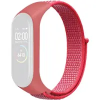 Cover-Discount Xiaomi Mi Band - Nylon Armband Klettverschluss pink