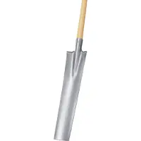 Ideal Idealspaten Drainierspaten Gr. 2 T-Stiel Trittschutz