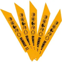 DeWalt 152x1.4 Mm Säbelsägeblatt 5 Einheiten