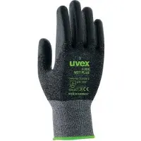 Uvex C300 wet plus Schnittschutzhandschuh HPPE anthrazit/blau/schwarz 7 - 6054607 - anthrazit/blau/schwarz