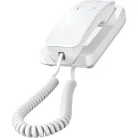 Gigaset DESK 200, Analoges Telefon, Kabelgebundenes Mobilteil, 10 Eintragungen, Weiß