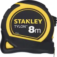 Stanley Taschenrollbandmaß Tylon L.8m B.25mm mm/cm EG II Ku.Gürtelclip