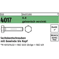 Lemvigh-Muller M 16X25 FZB st?ls?tskrue ISO 4017 8.8 - (50 stk.)