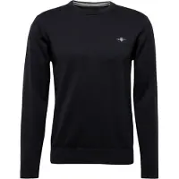 Gant Pullover Cotton Crew Herren Black-XXL