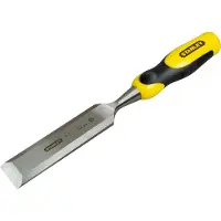 Stanley DynaGrip Stechbeitel, Griffmeißel, Querschneide, Stahl, Schwarz, Gelb, Ergonomisch, 32 mm