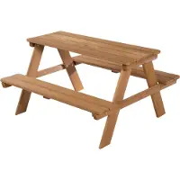 Roba picknicktisch Outdoor+ junior 84,5 x 89 x 50 cm braun